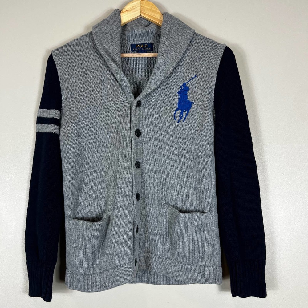 Polo Ralph Lauren Gray Knit Cardigan